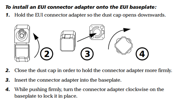 Универсальный адаптер EXFO (EUI)