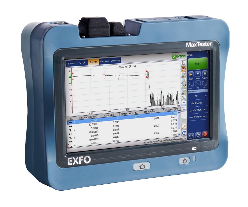 EXFO MAX-735D - портативный оптический рефлектометр