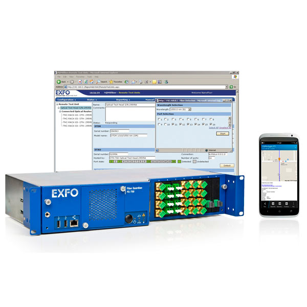 EXFO Система мониторинга ВОЛС – FG-750 FIBER GUARDIAN FG-750