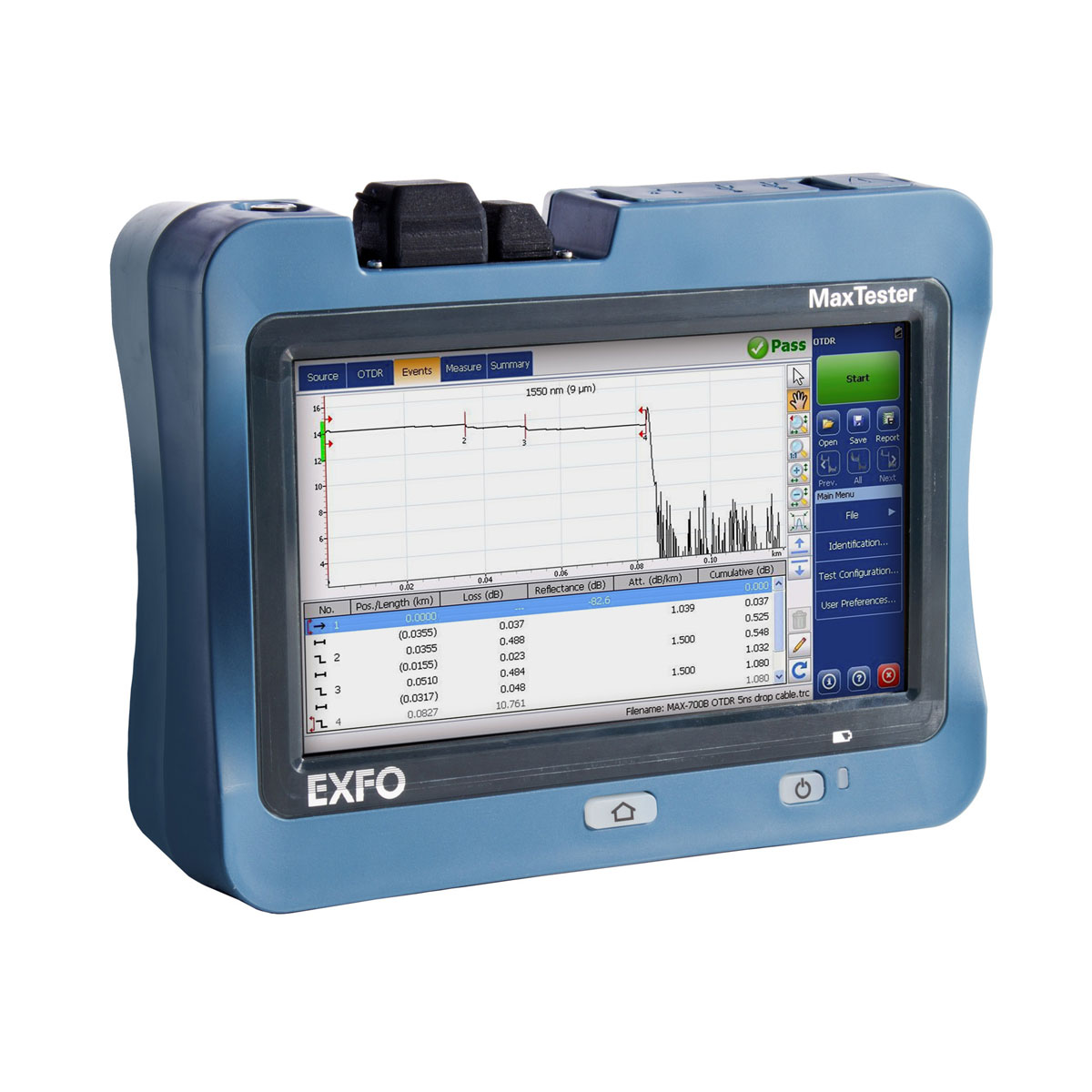 EXFO MAX-720C - оптический рефлектометр