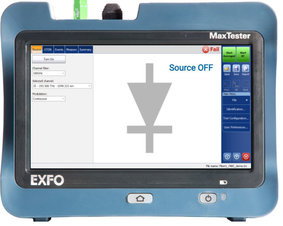 EXFO Оптический рефлектометр MAX-740C